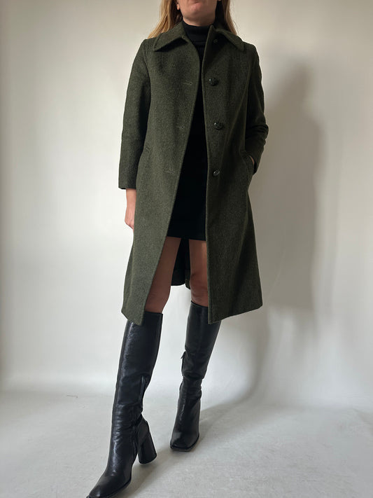 Wool and alpaca petite Loden