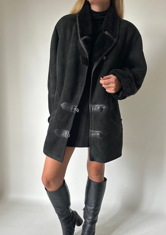 Black passpartour Shearling