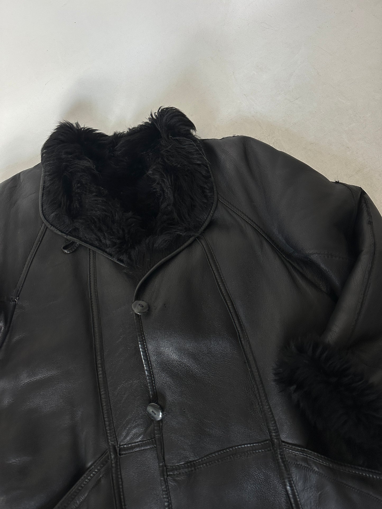 Beautiful black Shearling