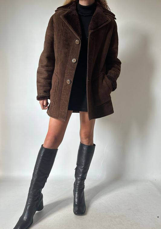 Chocolate cool Shearling