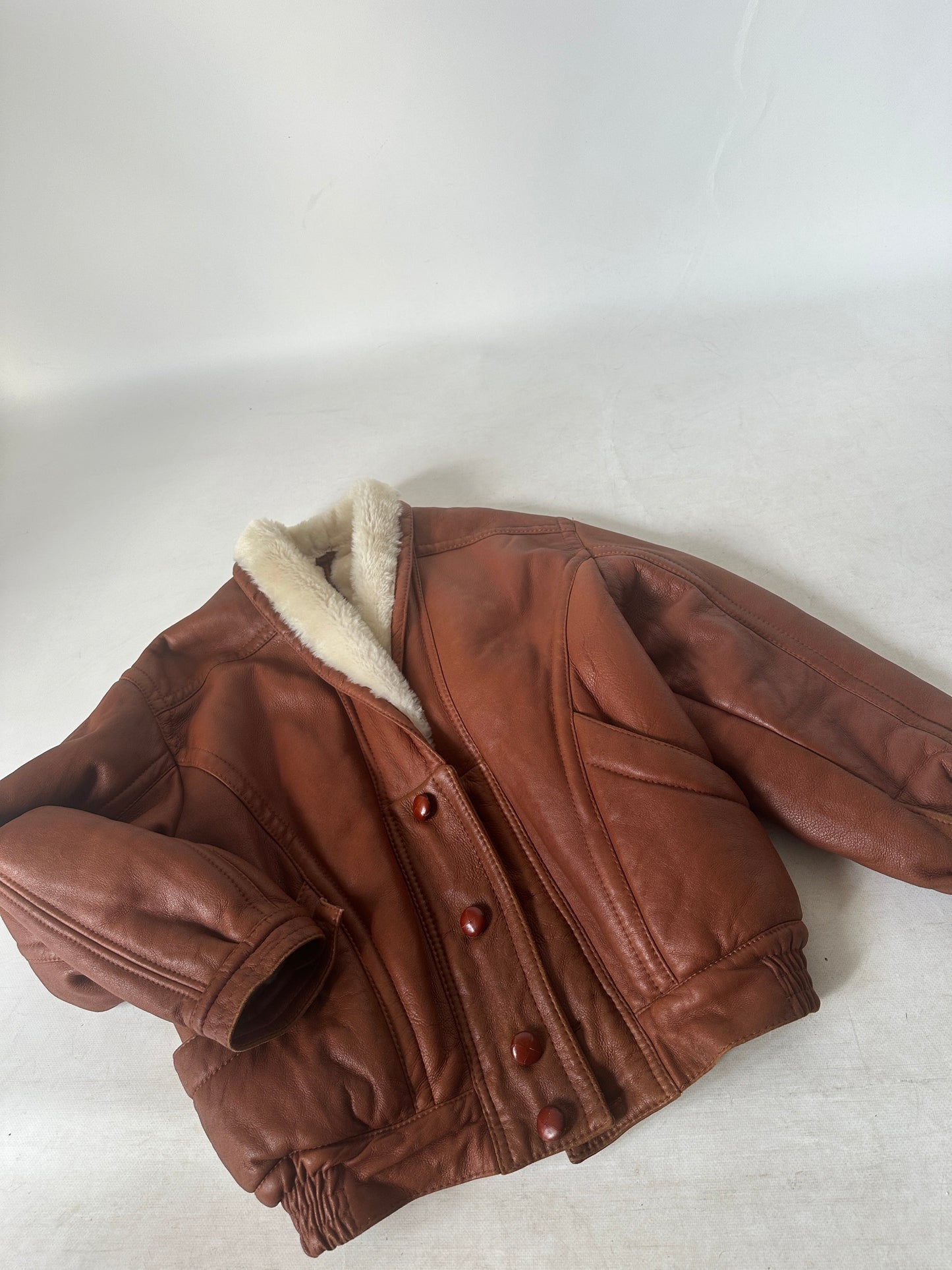Chocolate petite shearling