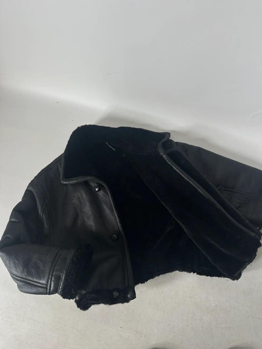 Dreamy black petite Shearling