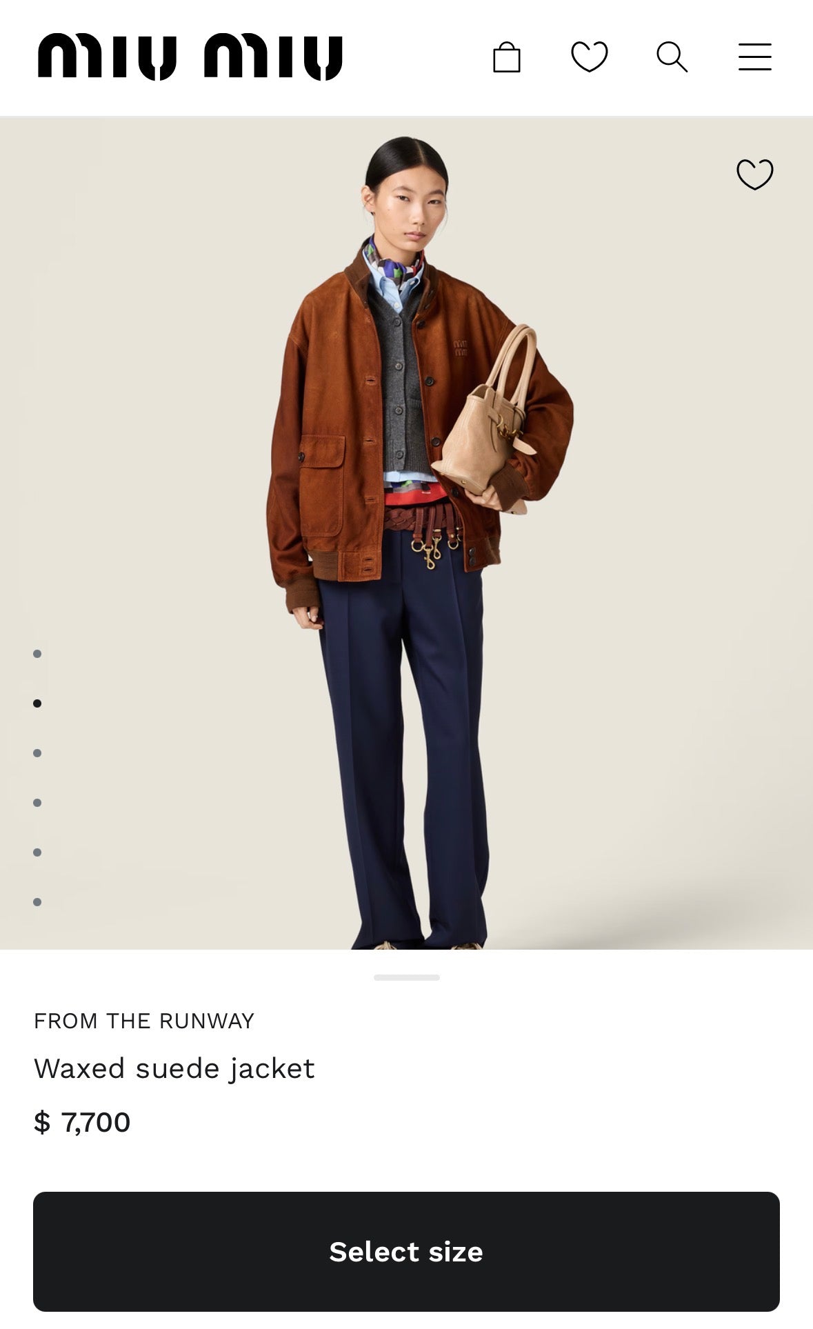 iconic brown suede bomber