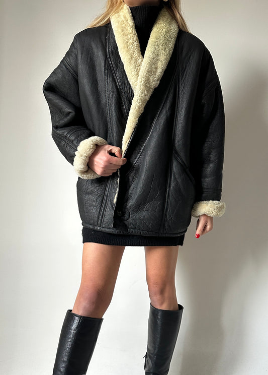 Dreamy black Shearling