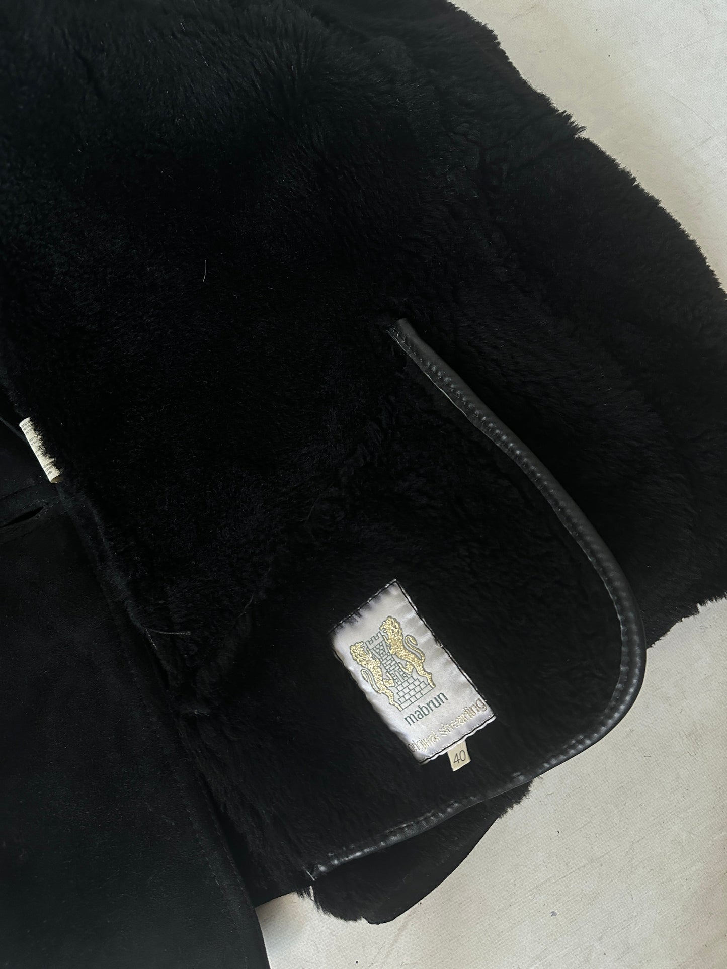 Perfect black Shearling