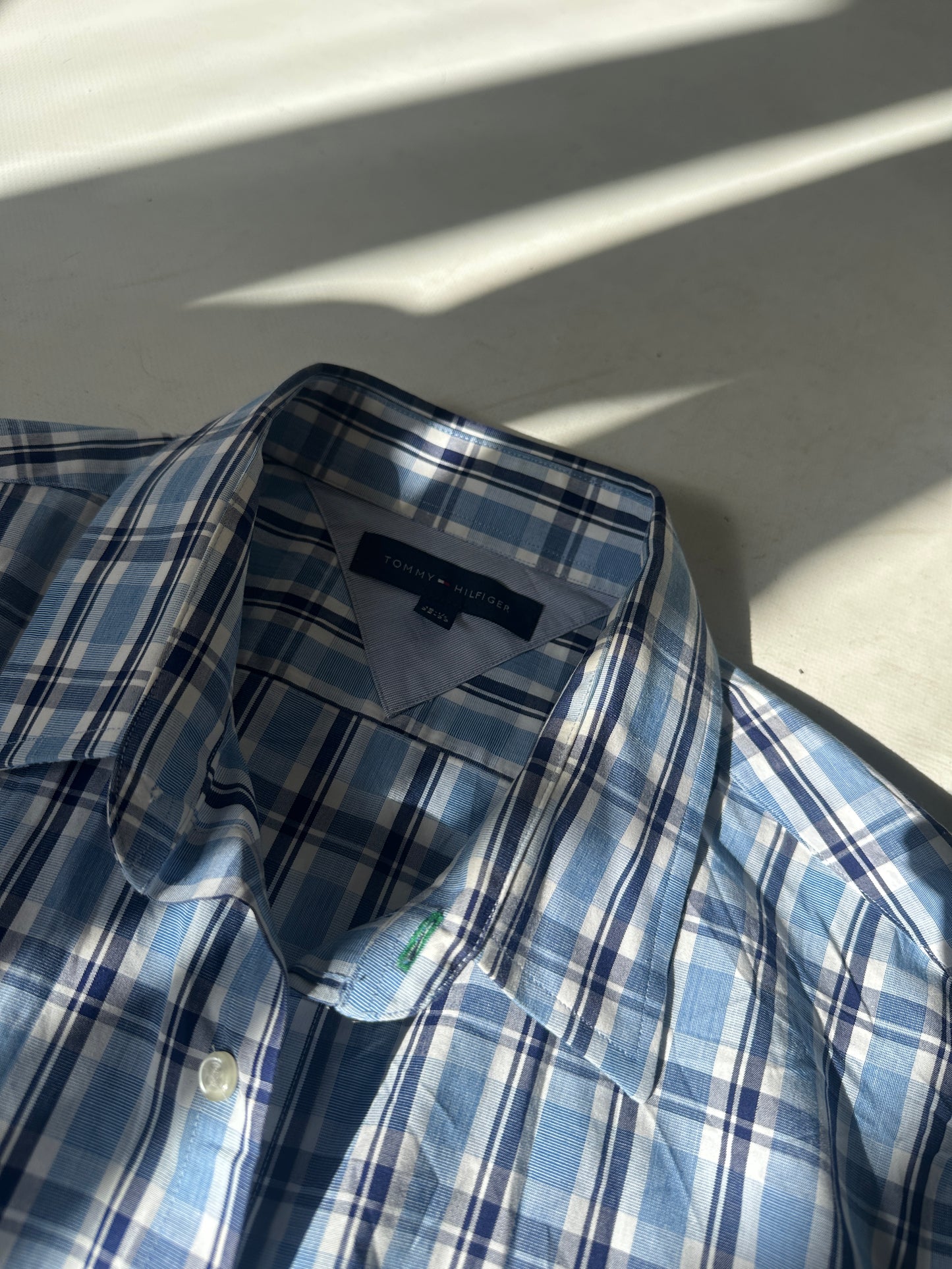 TOMMY HILFIGER tartan oversize shirt
