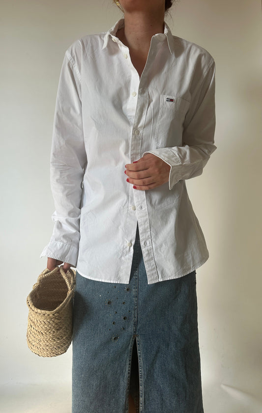 Tommy Hilfiger white cotton shirt