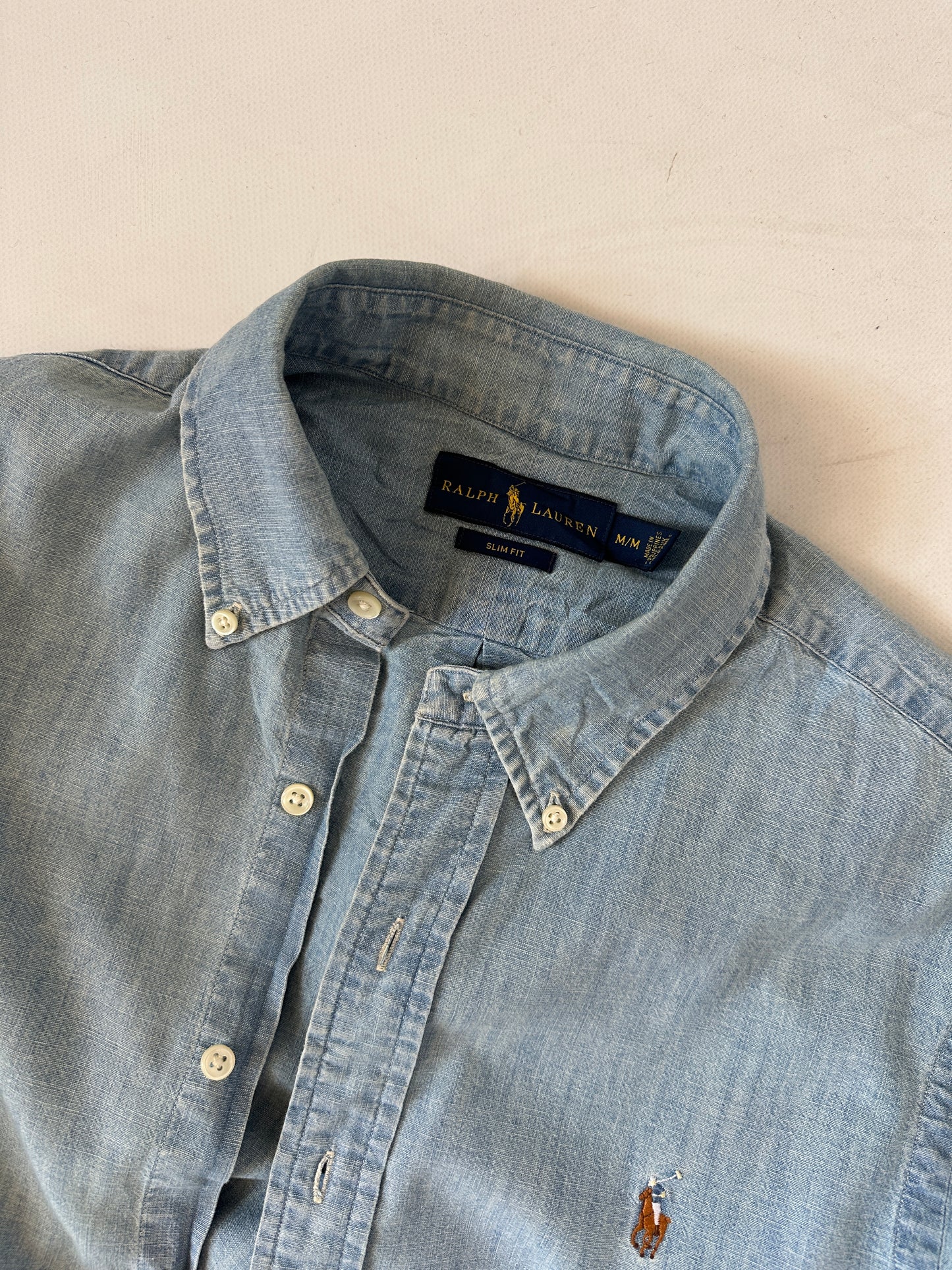 RALPH LAUREN petite denim shirt