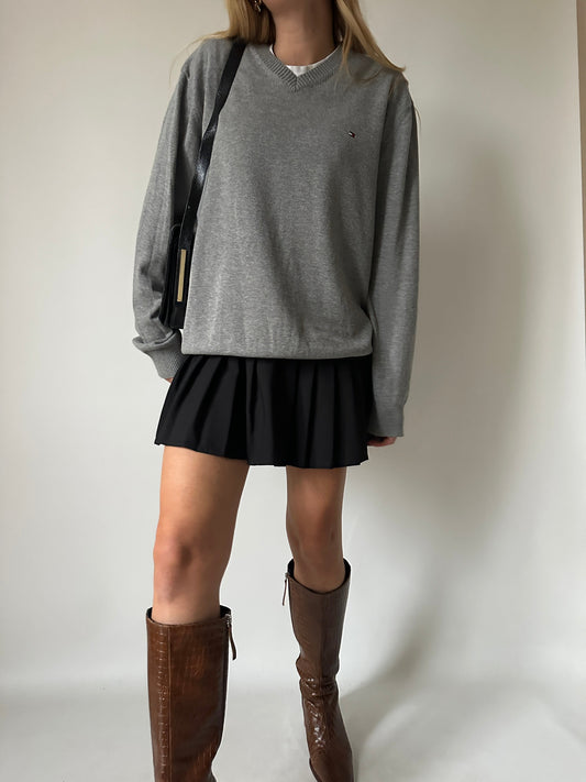 TOMMY HILFIGER cotton grey sweater