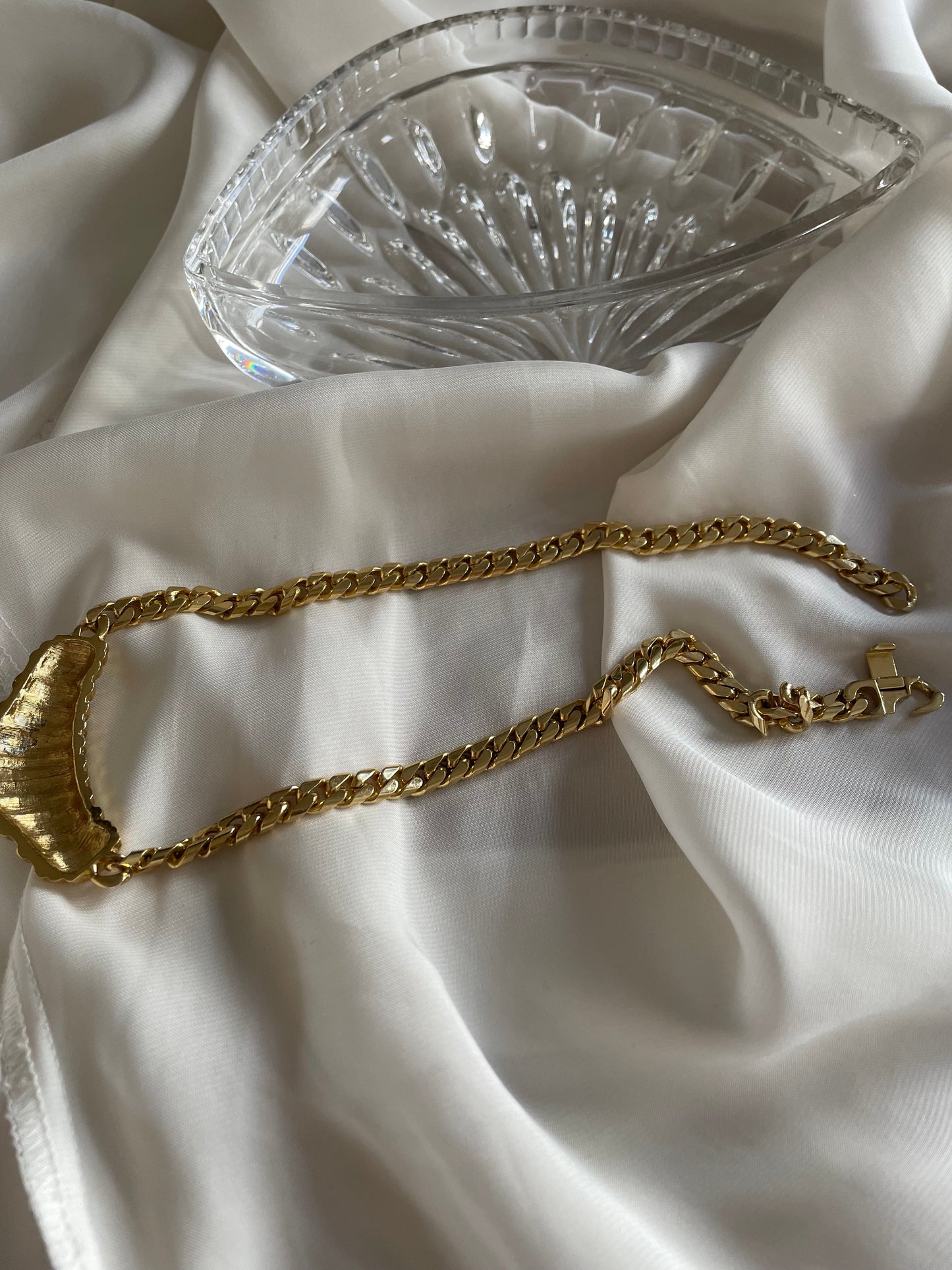 Collier croissant con zirconi