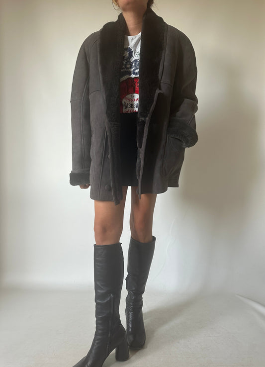 Antracite perfect Shearling