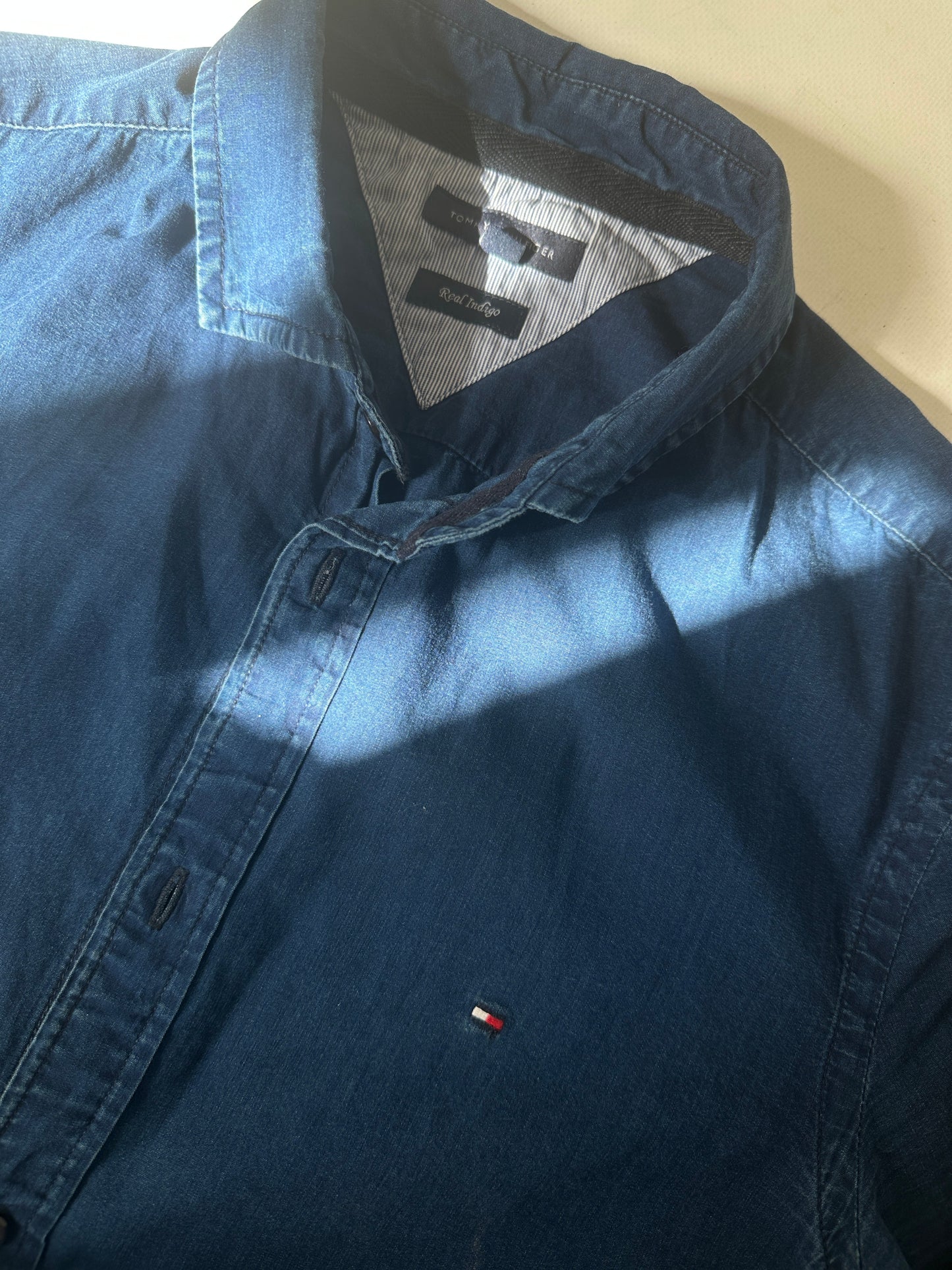 Tommy Hilfiger blue shirt