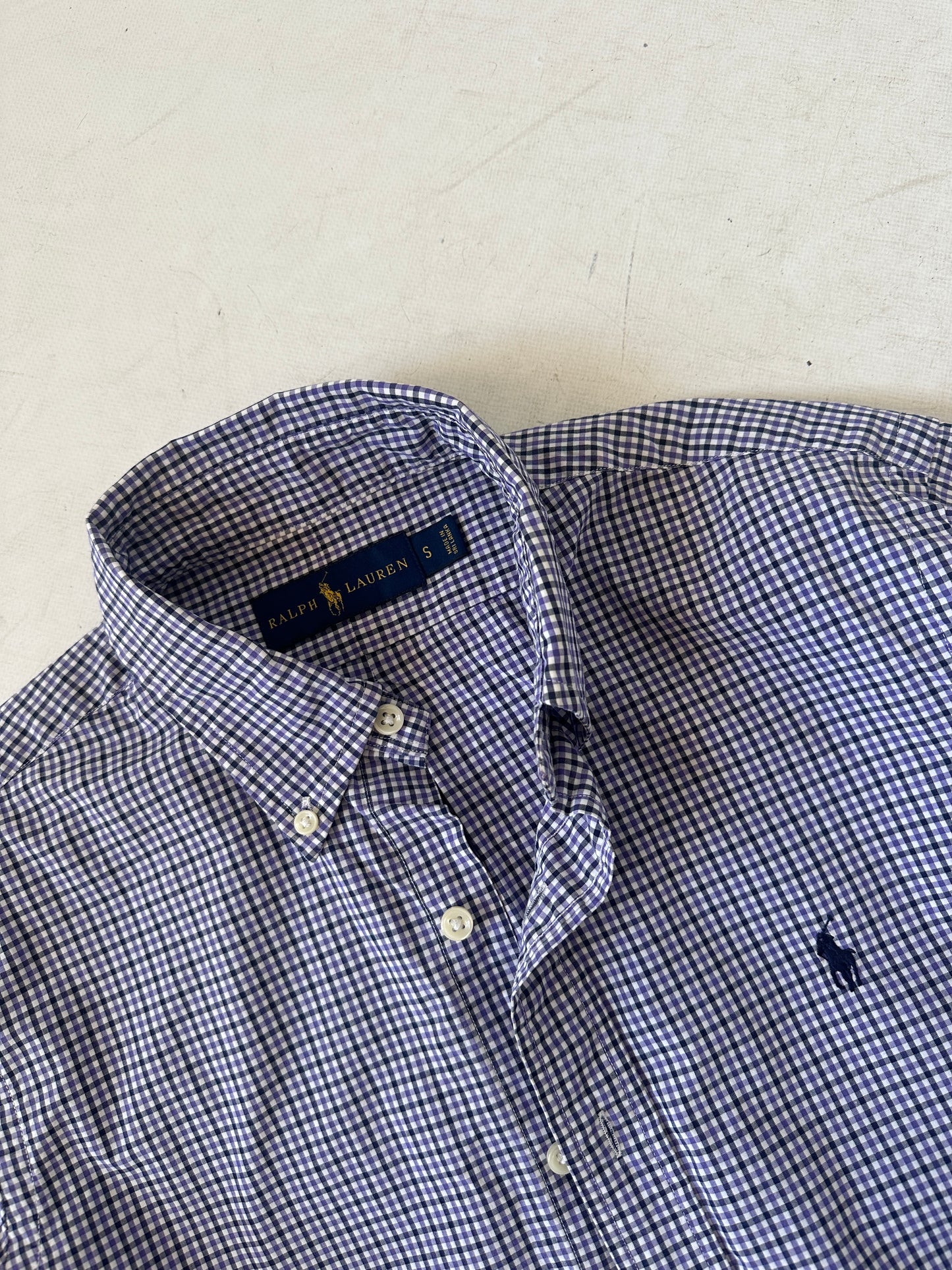 RALPH LAUREN vichy petite shirt