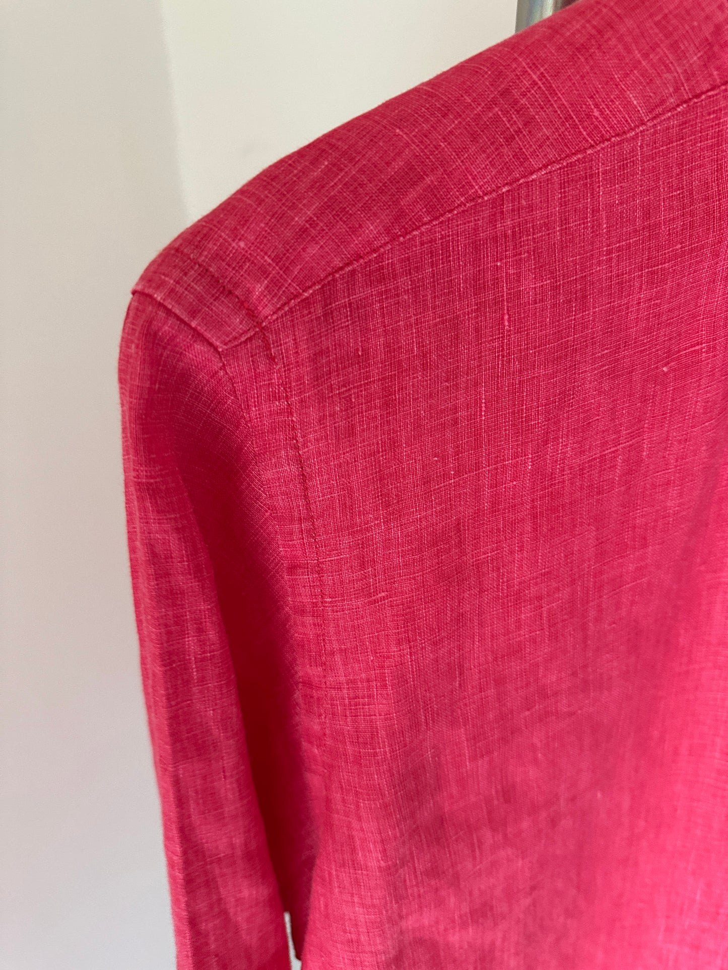 Strawberry 100% linen shirt