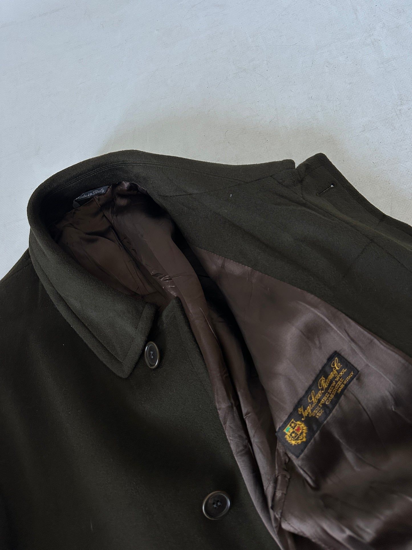 Zegna genderless wool and cachemire coat