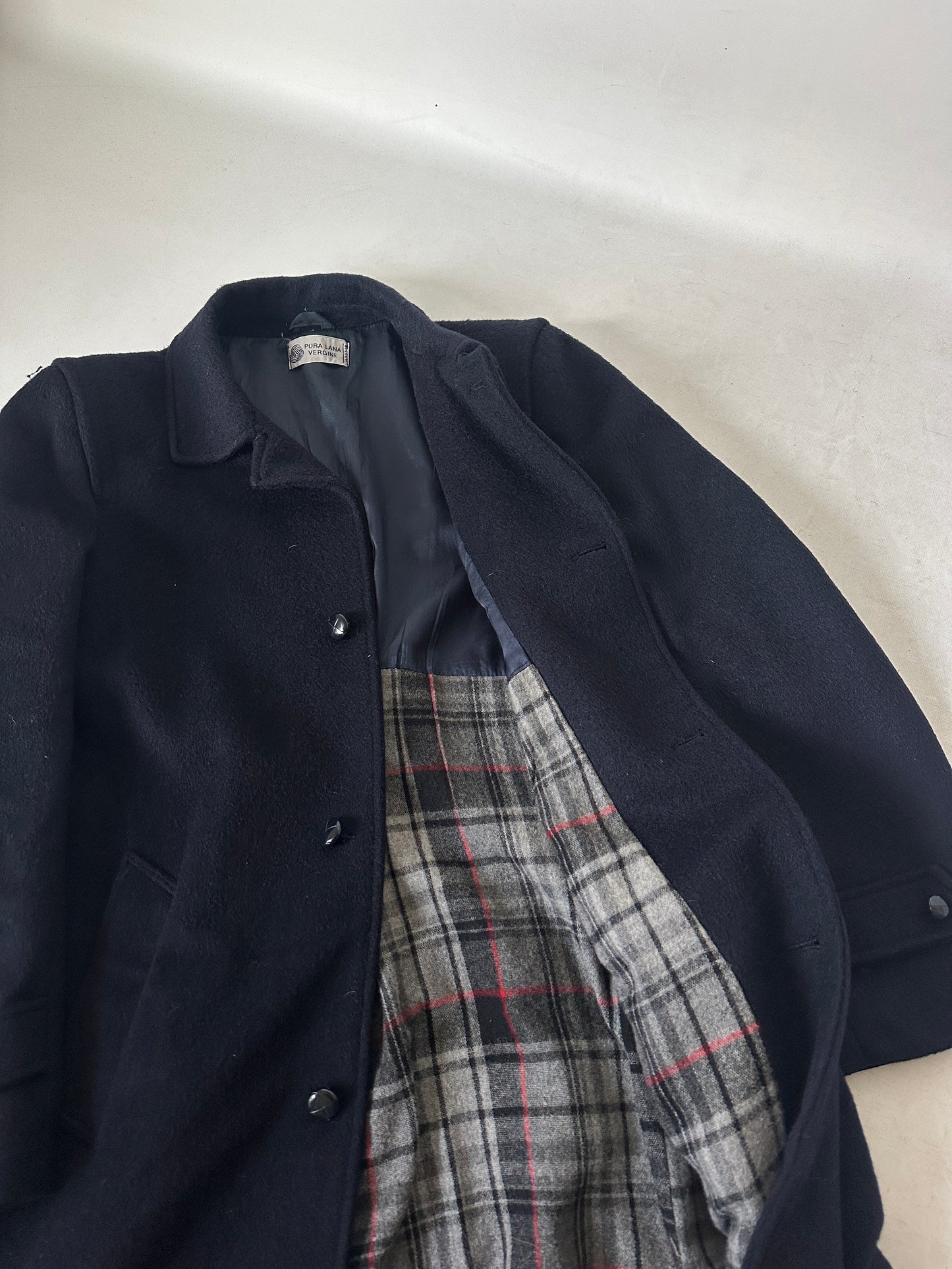 Unique loden navy coat