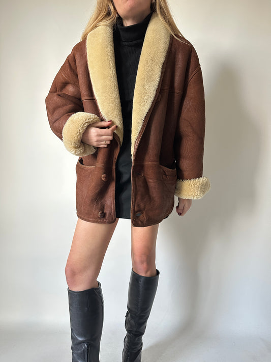 Brown perfect Shearling