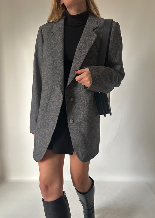 Pure wool grey blazer