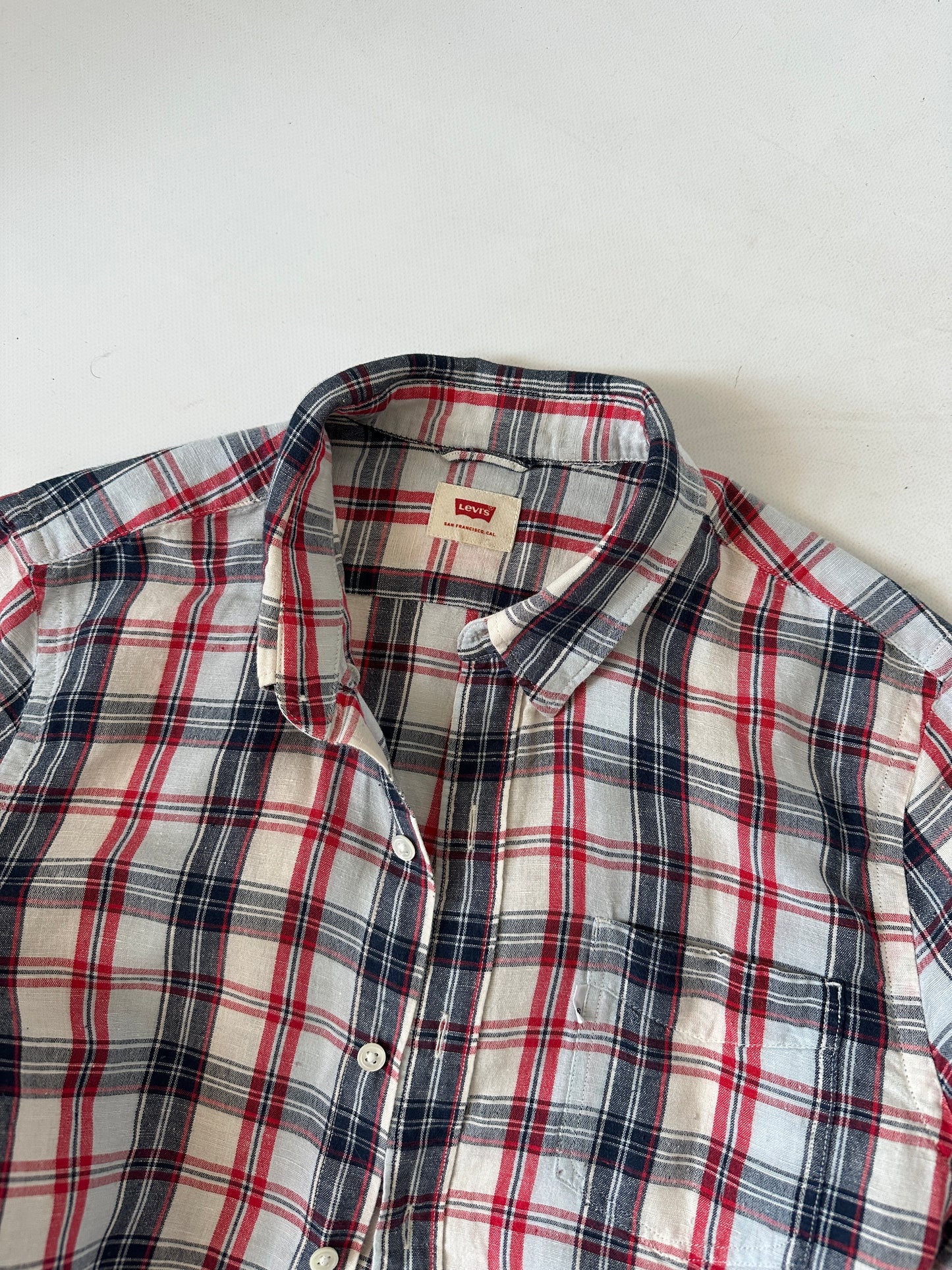 LEVI'S tartan petite shirt