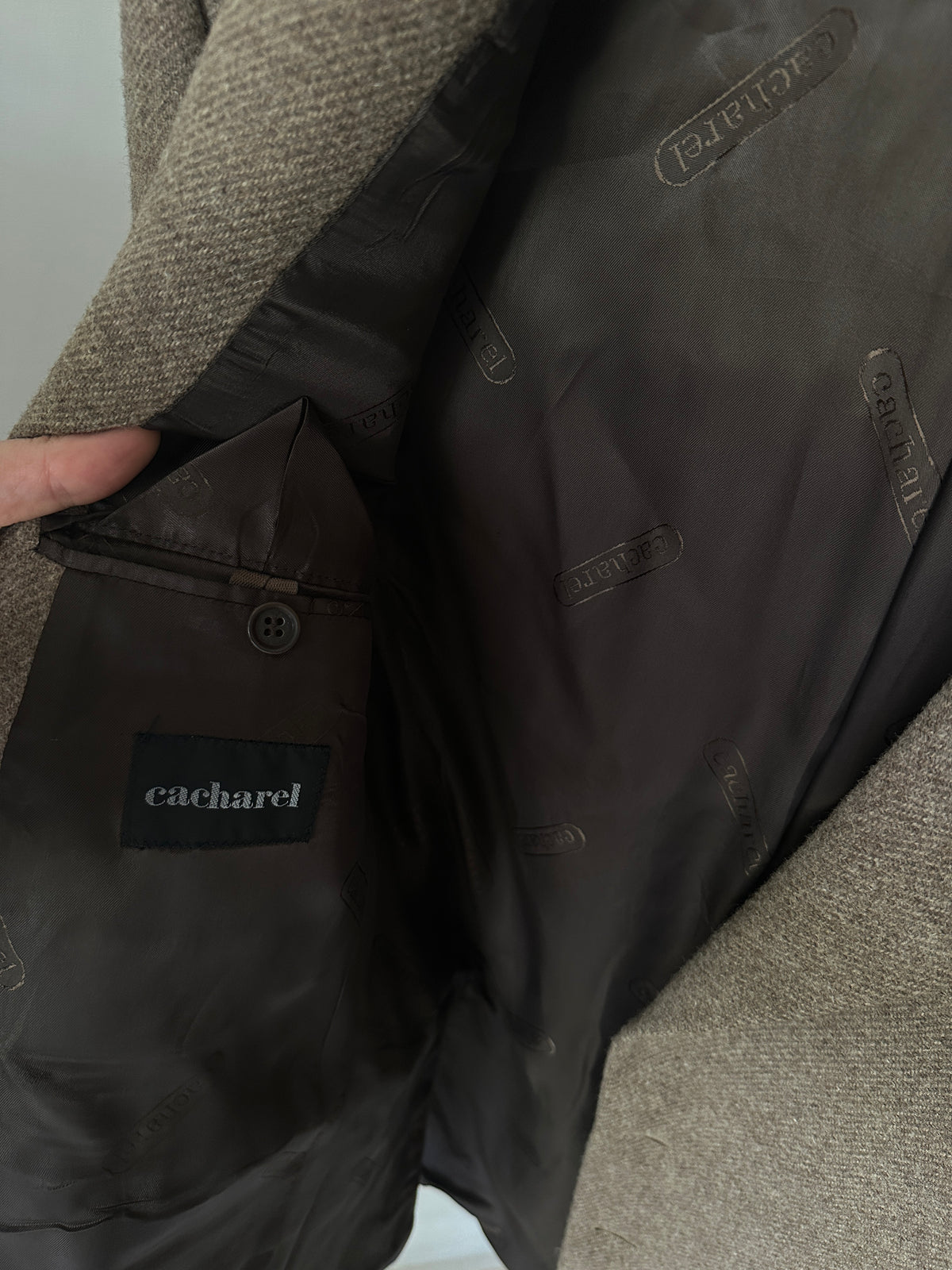 CACHAREL herringbone blazer