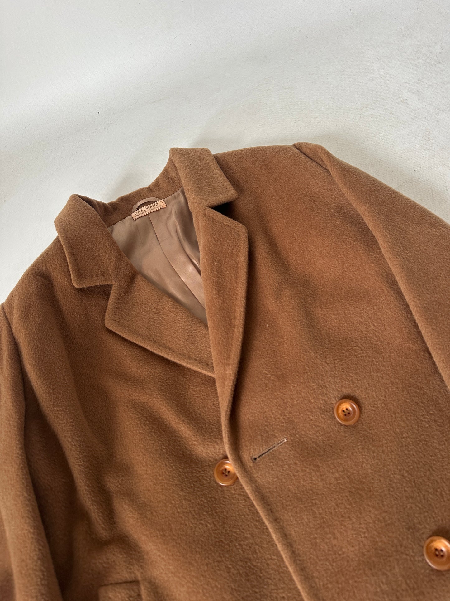 PIACENZA pure wool camel coat