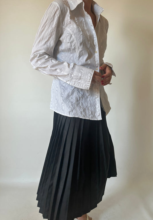 Calvin klein embroidered white shirt