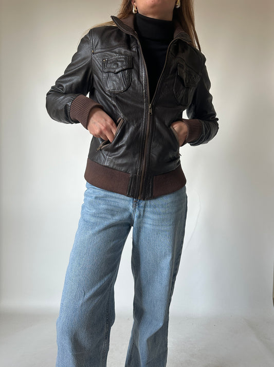 Chocolate petite bomber