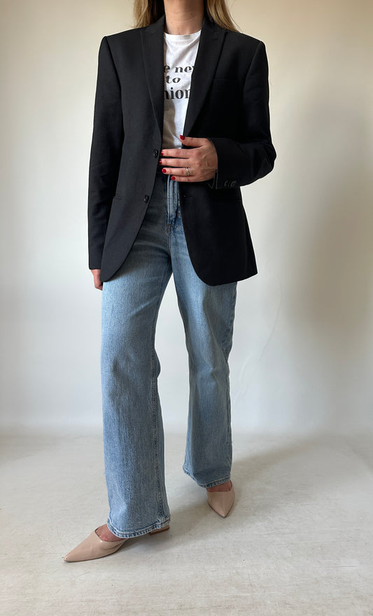 Blazer petite fresco lana