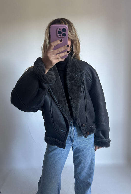 Petite antracite Shearling