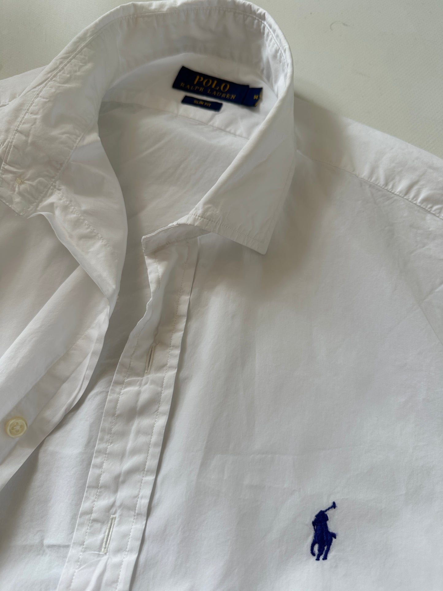 RALPH LAUREN white petite shirt