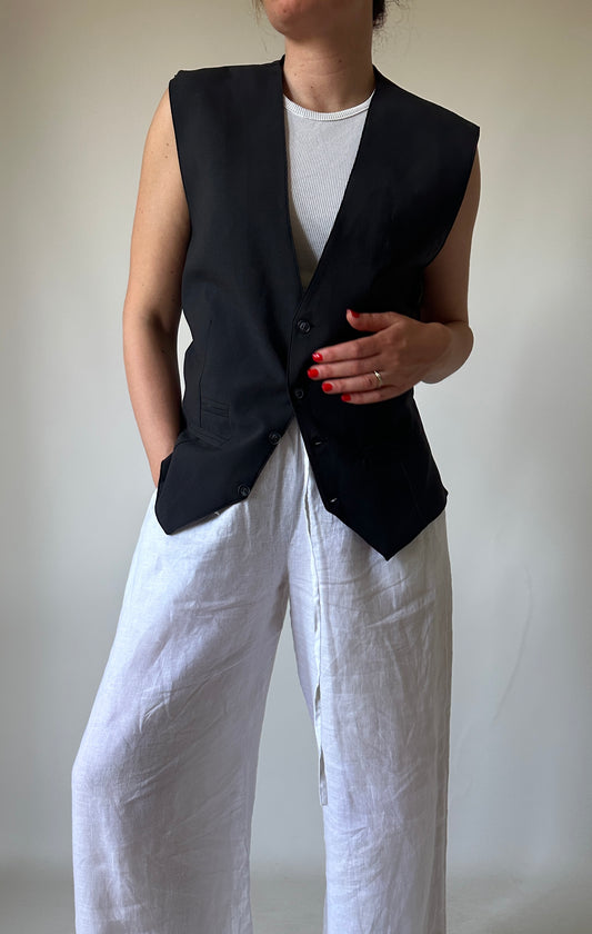 Gilet cool in fresco lana