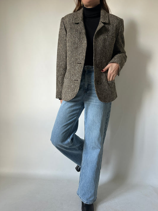 Pregiata giacca in lana made in Scotland