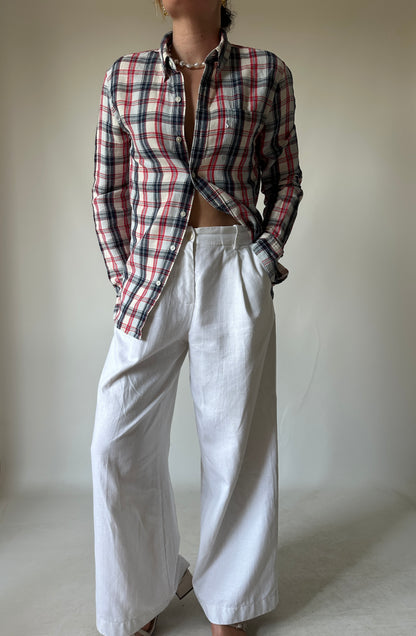 LEVI'S tartan petite shirt
