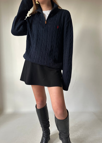 RALPH LAUREN cable-knit cotton sweater