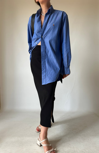 RALPH LAUREN blue electric shirt
