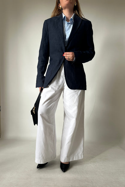 Blazer petite in puro lino