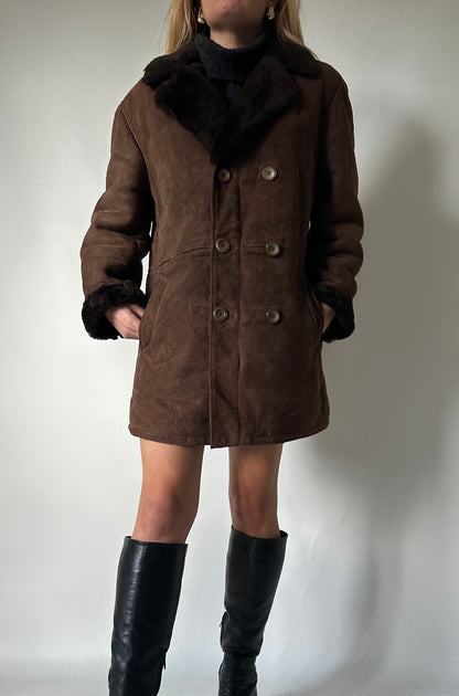 Chocolate petite Shearling