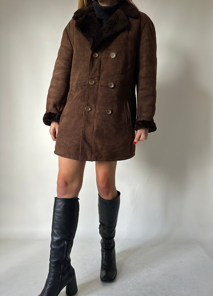 Chocolate petite Shearling