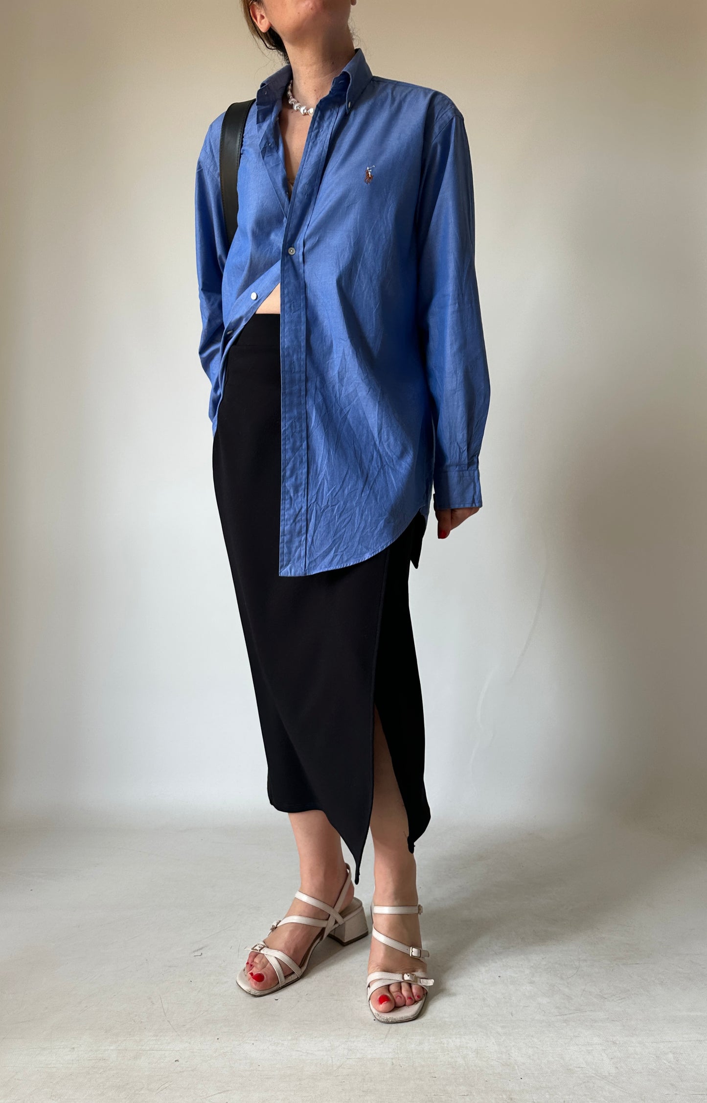 RALPH LAUREN blue electric shirt