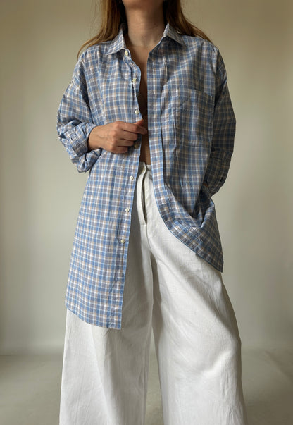 TOMMY HILFIGER oversize tartan shirt
