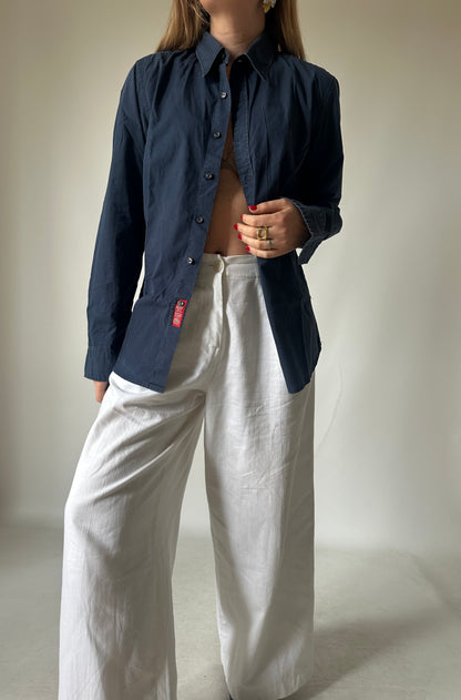 REPLAY navy light cotton shirt