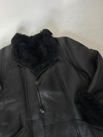 Beautiful black Shearling