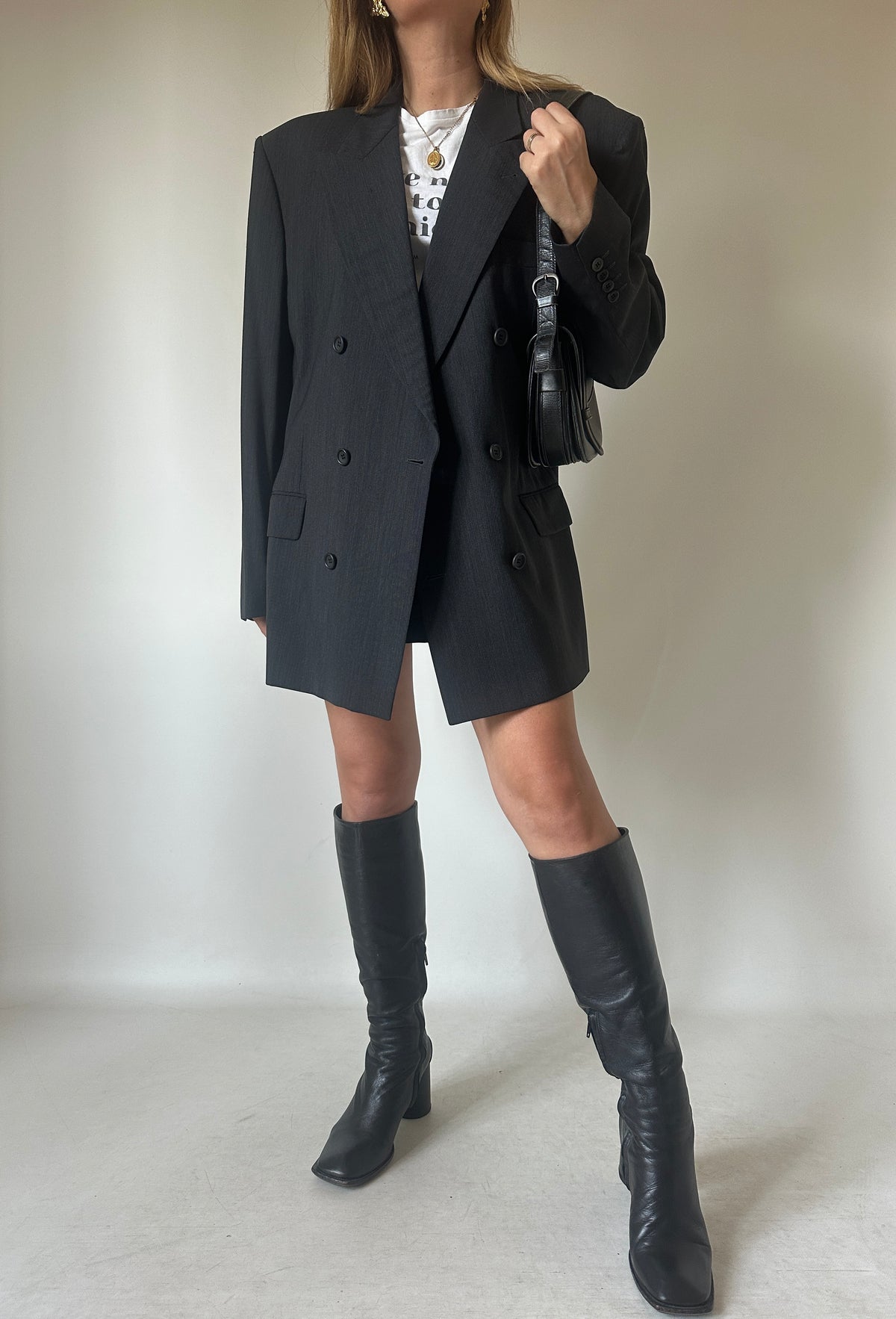 ZEGNA wool and cachemire smoking blazer