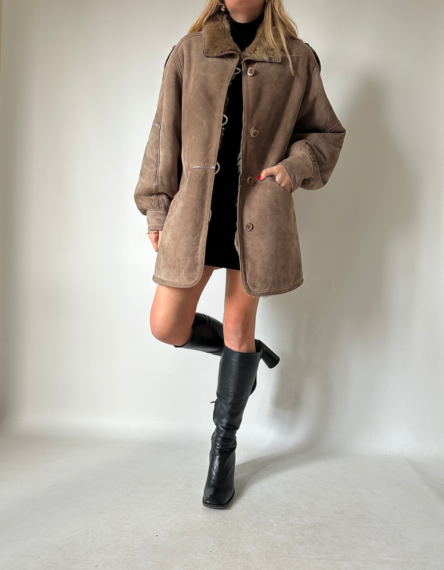 Perfect brown Shearling