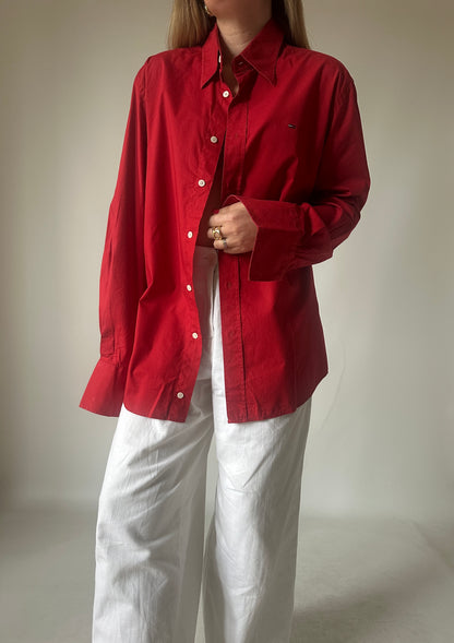 TOMMY HILFIGER cool red shirt