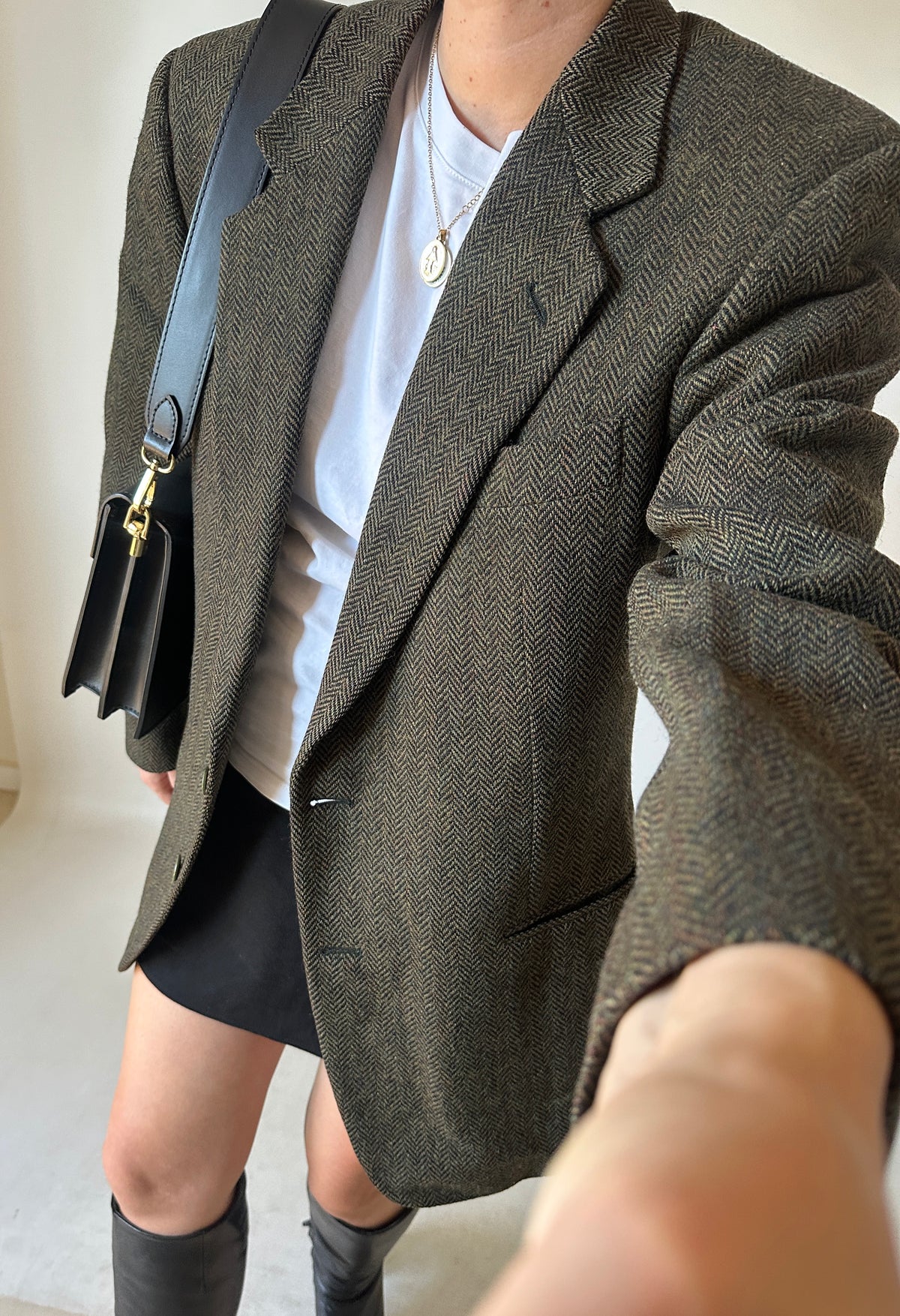 Verdone herringbone blazer