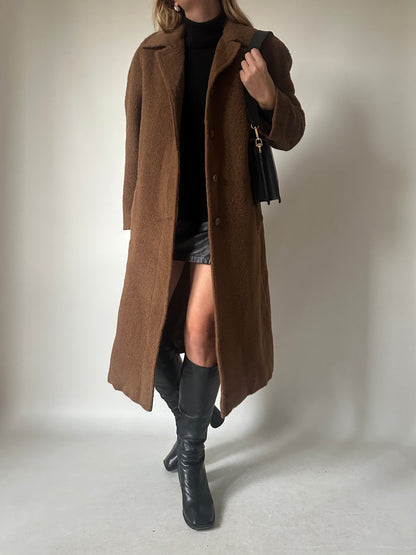 Piacenza 100% alpaca chocolate coat