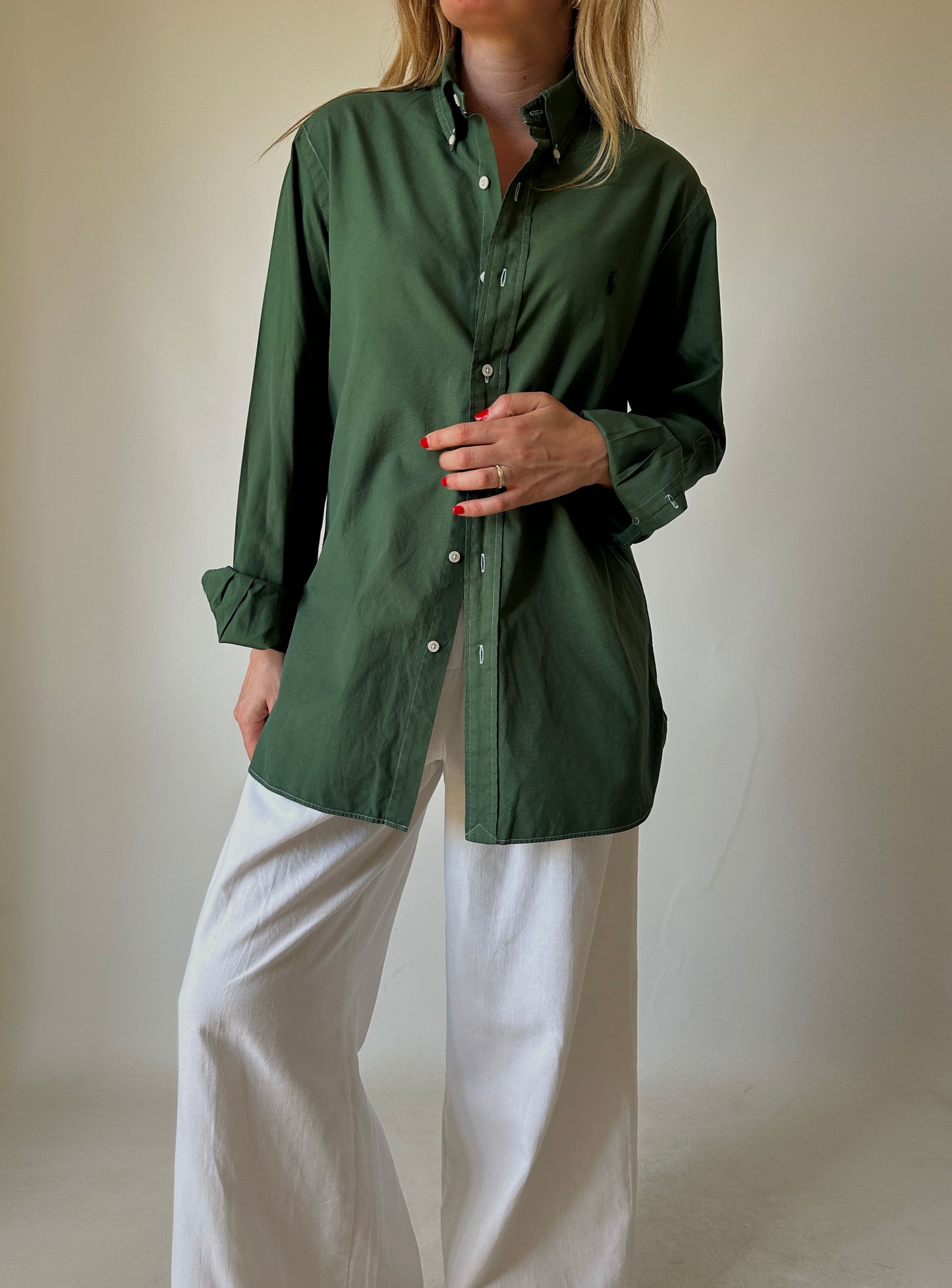 RALPH LAUREN verdone shirt