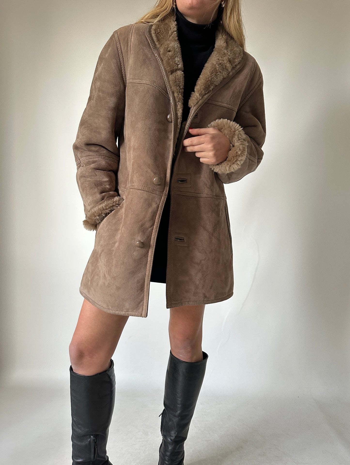 Tortora petite Shearling