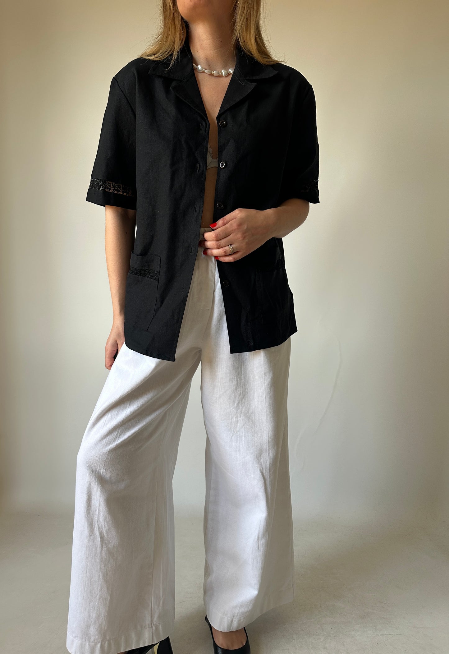 Elegant 100% linen jacket